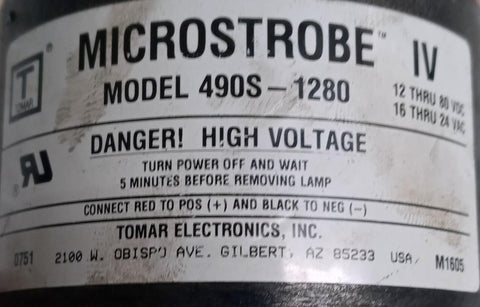 Tomar Microstrobe IV 490S-1280 Light 12-80VDC Amber