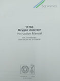 Servomex 1175B Oxygen Analyser Instruction Manual