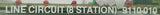 Mitel 9110-010-000-NA 8 Station Line Circuit Card