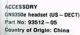 Jabra GN9350E Wireless Headset & Battery Kit
