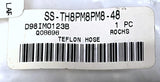 Swagelok SS-TH8PM8PM8-48 Braided Teflon Hose 4 Ft