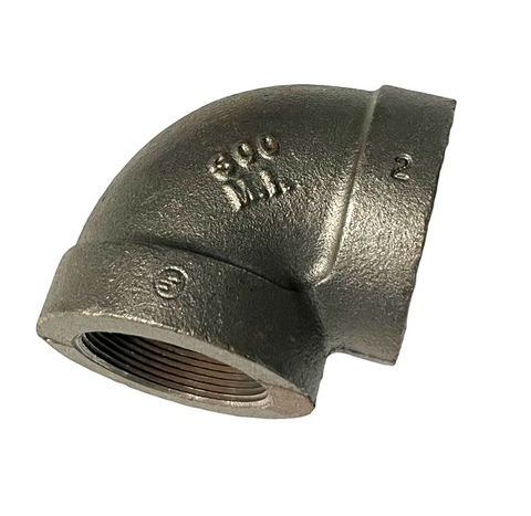 Ward Manufacturing AAR 2" 90° Threaded Elbow 300 M.I.