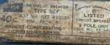 Federal Pacific Electric NEF433020 3 Pole Circuit Breaker 20A 480VAC