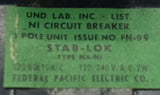 Federal Pacific Electric NA120 1 Pole Circuit Breaker 20A 120/240VAC