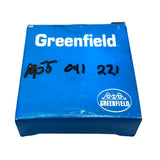 Greenfield Industries 23363 Carbon Steel Round Adjustable Die 2-1/2" OD x 3/4" W