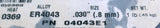 Harris Welco 04043E1 Type 4043 Aluminum MIG Welding Wire .030" x 1 Lb.