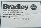 Bradley 658-300000 Wall Mount Powder Soap Dispenser