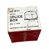 Midland Ross B11 Perfect-Line Die Cast Splice Box One 1/2" Hole