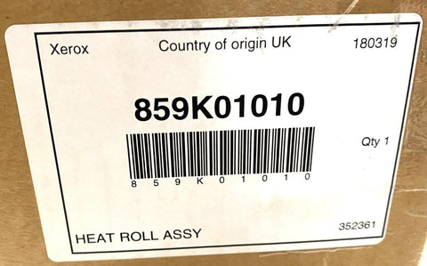 Xerox 859K01010 Heat Roll Assembly For Xerox Color 800 / 1000
