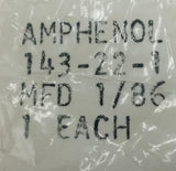 Amphenol 143-022-1 Mated Edge Card Connector
