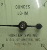 Hunter-Spring L0-1M Mechanical Force Gauge Measured In Ounces