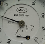 Mahr Federal 803W Dial Indicator 0.01mm