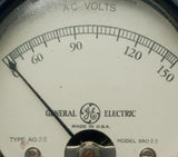 General Electric Type AO22 A.C. Voltmeter 0-150V