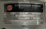 US Electrical Motors E186A Motor 1 HP w/ Syncrogear Reducer GWBP 57 Ratio