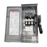 Square D HU361RB Heavy Duty Safety Switch 30A 600V Ser F05 Rainproof Type 3R