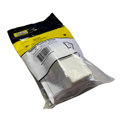 Hubbell ISB10W Surface Housing Mount 1 Port Office White