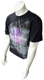 Anvil Men's Three Days Grace Life Starts Now Tour Graphic Black Shirt Size Large