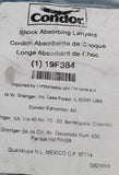Condor 19F384 Shock Absorbing Lanyard 6 Ft. 310 Lb. Capacity - Blue