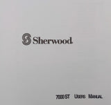 Sherwood 7000 ST Video Display Terminal User Manual