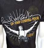 Men's Paul McCartney Up And Coming Tour 2010 Black Short Sleeve Shirt Size Large