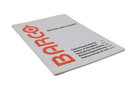 Barco RCVDS 400 S-QUAD Operating & Instruction Manual