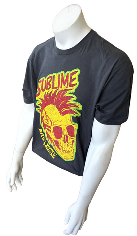 Bay Island Men's Sublime With Rome Skull Graphic 2011 Tour Black Shirt Size L