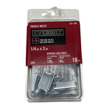 Everbilt 261289 1/4" X 3" Toggle Bolts