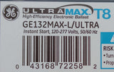 General Electric GE132MAX-L/ULTRA High-Efficiency Electronic Ballast 120/277V IS