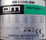 Oriental Motor 4IK25GN-AW Induction Motor 1450RPM 25W 115V 60HZ
