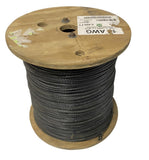 THHN THWN-2 MTW Stranded Copper Wire 12 AWG Black 600V 15 Mils VW-1 2500 FT
