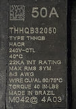 General Electric THHQB32050 Circuit Breaker 50A 3 Pole Bolt On 240V