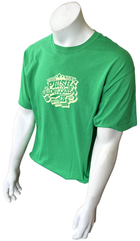 Gildan Men's Phish Super Ball IX Clean Vibes Trash Talker Green Shirt Size Large