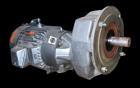Reliance E-Master 5 HP ACMotor 1160 RPM 215TCZ 230/460V 3 Ph w/ Rexnord SCF43A5U