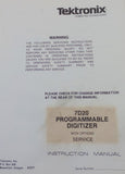 Tektronix 7D20 Programmable Digitizer W/ Options Instruction Manual
