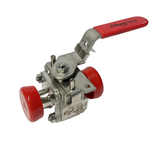 Worcester Controls Flowserve WK706666TFMTTC Stainless Steel Ball Valve 500 CWP
