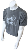 Anvil Chroma Zone Men's Nitro Circus Graphic Short Sleeve Gray Shirt Size Large