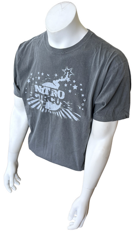 Anvil Chroma Zone Men's Nitro Circus Graphic Short Sleeve Gray Shirt Size Large