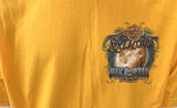 Alstyle Harley Davidson Motorcycle 88th Laconia Bike Week Yellow Shirt Size XL