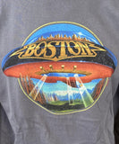 Anvil Men's Boston Space Ship Concert Gray Short Sleeve Shirt Size Large