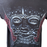 Anvil Men's Tool Face Graphic Black Short Sleeve Shirt Size Large