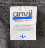 Anvil Men's Tool Face Graphic Black Short Sleeve Shirt Size Large