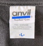 Anvil Men's Tool Face Graphic Black Short Sleeve Shirt Size Large