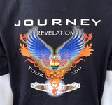 Anvil Men's Journey Revelation Tour 2011 Las Vegas Reno Black Shirt Size XL