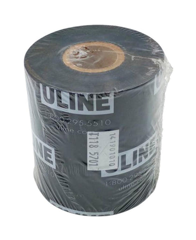 Lot of (4) ULINE S-7480 Wax / Resin Thermal Transfer Ribbon 3.14" x 1.76" Roll