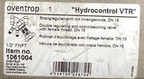 Oventrop 1061004 DN15 Hydrocontrol Balancing Valve 1/2" 4.2 GPM