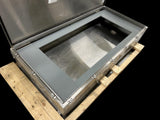 EMF Company 85" x 43" x 13.5" NEMA 4x Stainless Steel Control Panel Enclosure