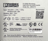 Phoenix Contact 2904372 Power Supply 24V 240W 1A UNO-PS/1AC/24DC/240W