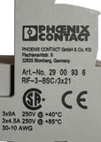 Phoenix Contact RIF-3-BSC/3X21 Relay Base 2900936