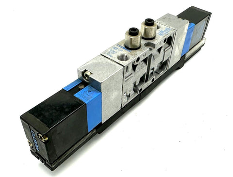 Festo JMVH-5 110512 Solenoid Valve 145 PSI w/ (2) Coils MVH-3-1,2 106102 13464