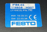 Festo IFB8-02 Solenoid Bus Interface 116838 H307